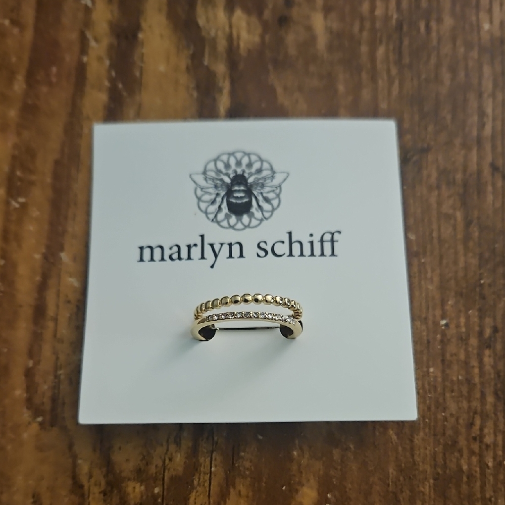 Marlyn Schiff Twisted Gold Ring